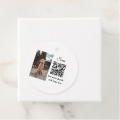 動物シンプル名詳細QRコード追加文字写真 フェイバータグ (インサイチュ)