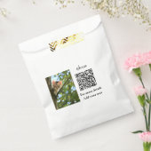 動物シンプル名詳細QRコード追加文字写真 フェイバーバッグ (封をした状態)