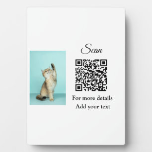 動物シンプル名詳細QRコード追加文字写真 フォトプラーク