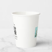 動物シンプル名詳細QRコード追加文字写真 紙コップ (左)