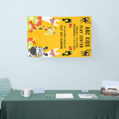 動物ジャングルサファリプレイセンター 横断幕 (トレードショー)