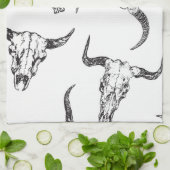 動物スカル キッチンタオル (折り畳み)