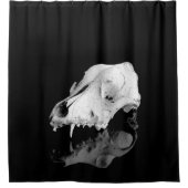 動物スカル シャワーカーテン (正面)