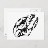 動物スカル ポストカード (正面/裏面)