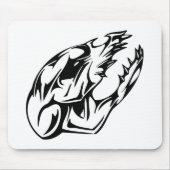 動物スカル マウスパッド (正面)