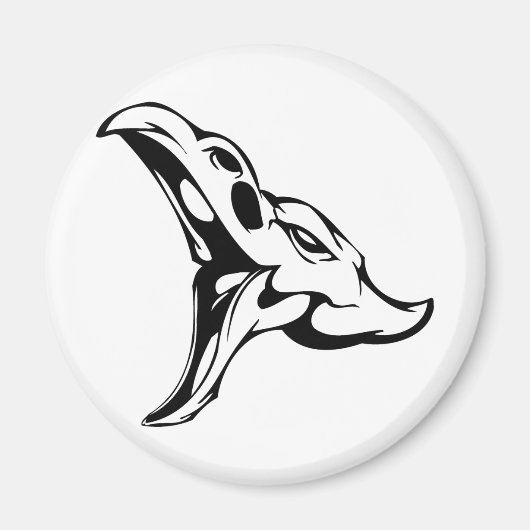 動物スカル マグネット (正面)