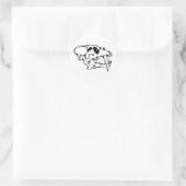 動物スカル ラウンドシール (バッグ)