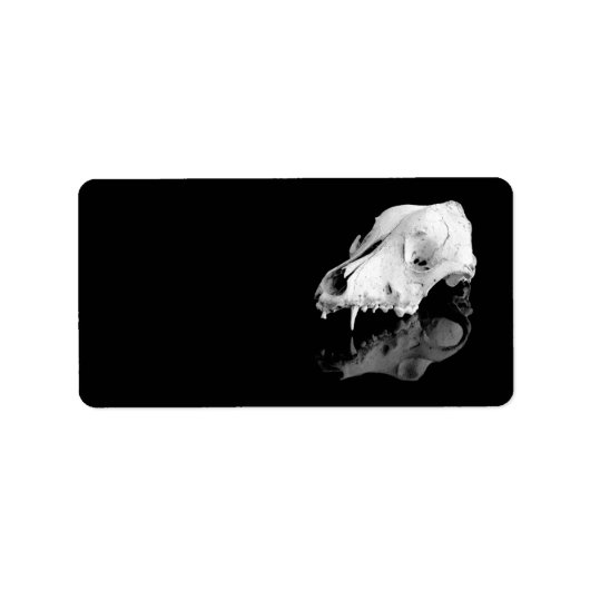 動物スカル ラベル (正面)