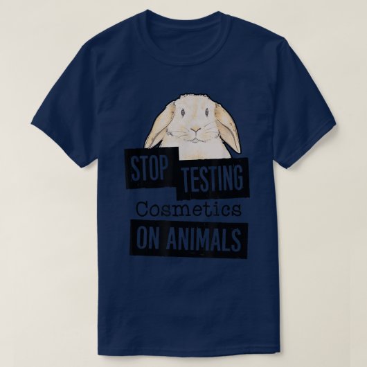 動物ストップの化粧品のテストAnimal Rights 558 Tシャツ (デザイン正面)
