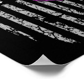 動物ストップ残虐行為Usa国旗の愛人 ポスター (角)