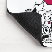 動物ストップ虐待 マウスパッド (コーナー)