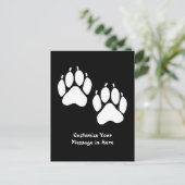 動物トラック ポストカード (スタンド正面)