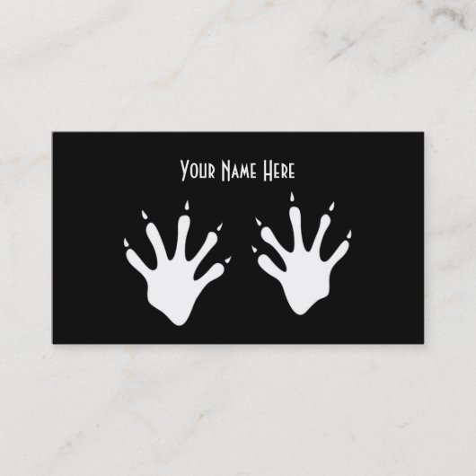 動物トラック 名刺 (正面)