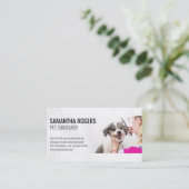 動物トリマー | 犬のグルーミング 予約カード (スタンド正面)