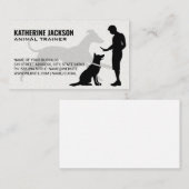 動物トレーナー教えズ 名刺 (正面/裏面)