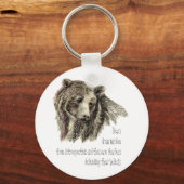 動物トーテム、スピリチュアル、インスピレーション勇気付けられる キーホルダー (正面)