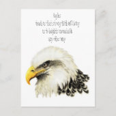 動物トーテム、スピリチュアル、インスピレーション勇気付けられる ポストカード (正面)