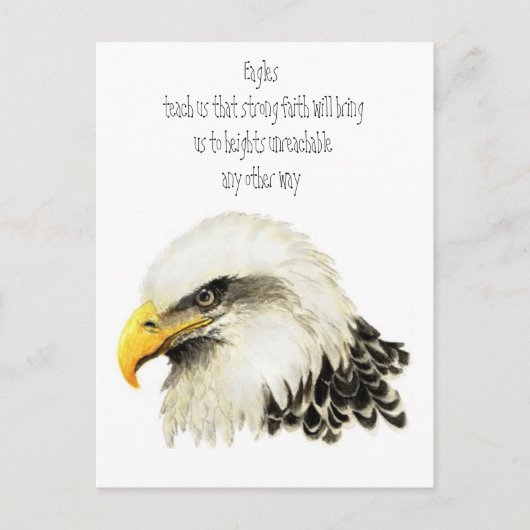動物トーテム、スピリチュアル、インスピレーション勇気付けられる ポストカード (正面)