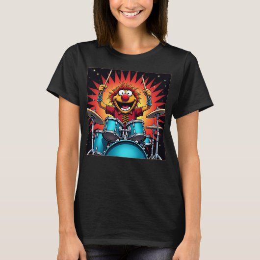 動物ドラマーTHE MUPPETS SHOW Tシャツ (正面)