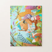 動物ハイキングパズル ジグソーパズル (縦)