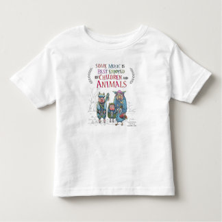 動物バンドティー トドラーTシャツ