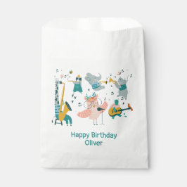 動物バンド付きピンクソンバード誕生日 フェイバーバッグ