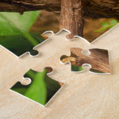 動物パズルワンアニマルパズルトカゲパズル ジグソーパズル (側面)
