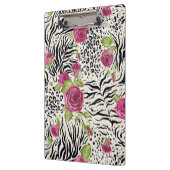 動物パターンのバラ クリップボード (左)