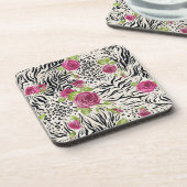 動物パターンのバラ コースター (左側)