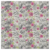 動物パターンのバラ ファブリック (見本)