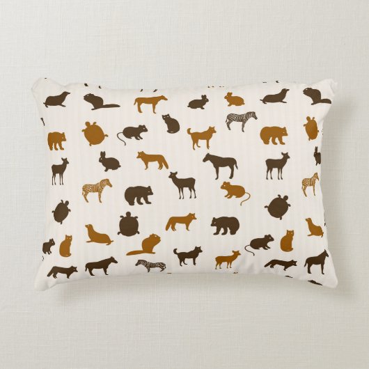 動物パターン1 アクセントクッション (正面)