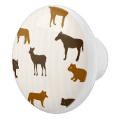 動物パターン1 セラミックノブ (右)