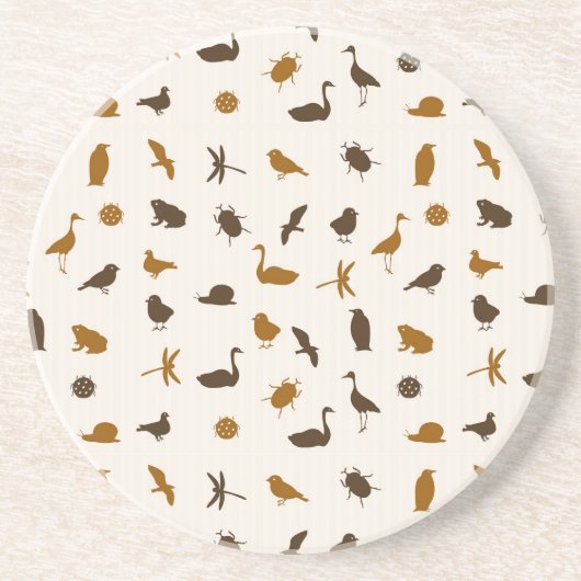 動物パターン2 コースター (正面)