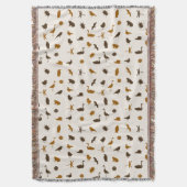 動物パターン2 スローブランケット (正面縦)