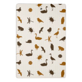 動物パターン2 ミニクリップボード (裏面)