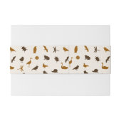 動物パターン2 招待状ベリーバンド (裏面例)