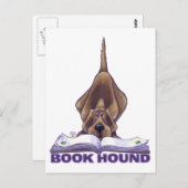 動物パレードのブックハウンド ポストカード (正面/裏面)
