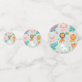 動物パレード紙吹雪 コンフェッティ (裏面)