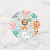 動物パレード紙吹雪 コンフェッティ (スモール正面)