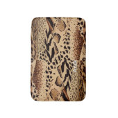 動物パーソナライズされた模様デザインプリント組織 バスマット (正面縦)