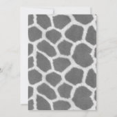 動物パーティー | ワイルド アニマル バースデー サンキューカード (裏面)