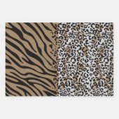 動物ヒョウ柄ラッピング紙 ラッピングペーパーシート (正面2)