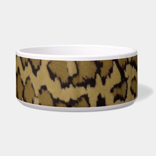 動物ヒョウ柄 ボウル (正面)