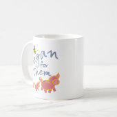 動物ビーガン マグカップ (正面左)