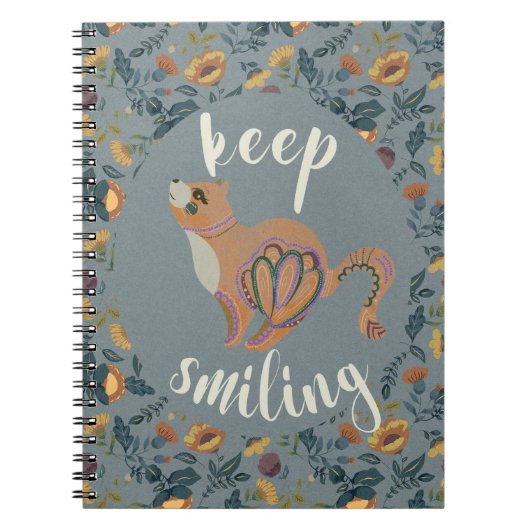 動物フォーク芸術 ノートブック (正面)