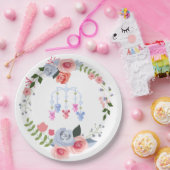 動物ベビー移動フローラベビーシャワー ペーパープレート (パーティー)