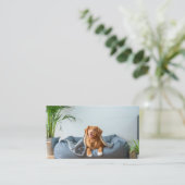 動物ペットインフルエンサー全写真QRコード 名刺 (スタンド正面)