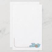 動物ペット好き子猫文房具 便箋 (正面/裏面)