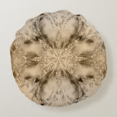 動物ペット犬愛らしいヨークシャーテリア円枕 ラウンドクッション (裏面)