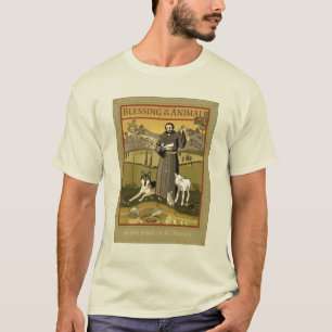 動物ポスターの天恵 Tシャツ